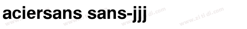 aciersans sans字体转换